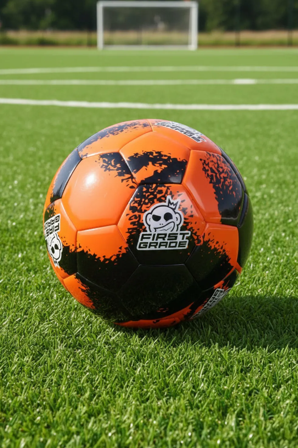 Fodbold Monkey orange str. 4
