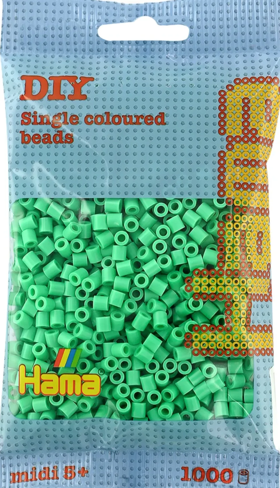 Hama midi perler 1000 stk lysegrøn 11