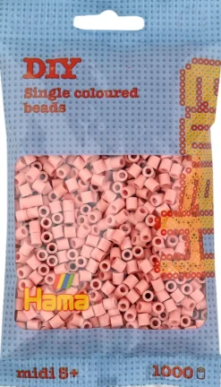 Hama midi perler 1000 stk mat rosa 26