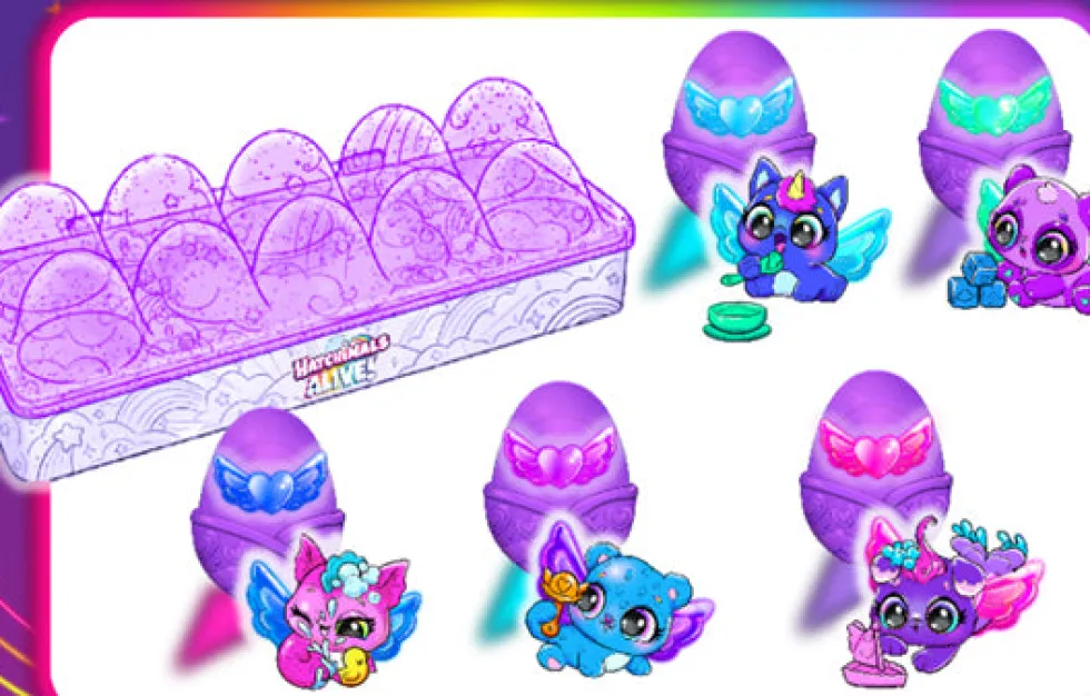 Hatchimals Alive Neon Rainbow Karton
