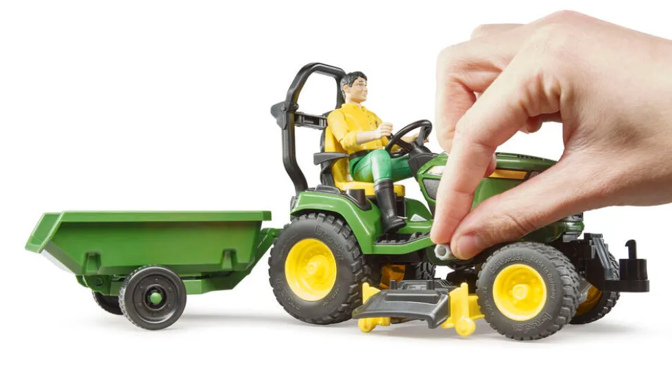 Havetraktor Bruder John Deere med trailer