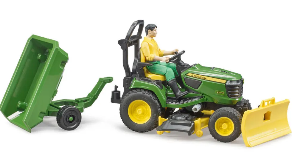 Havetraktor Bruder John Deere med trailer