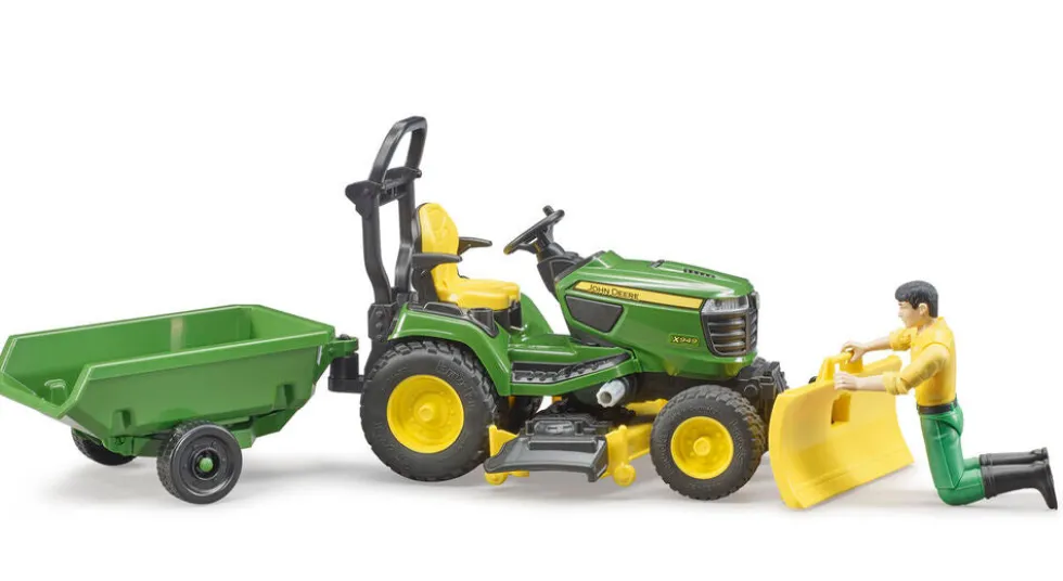 Havetraktor Bruder John Deere med trailer