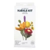 Hækle kit klare farver 6 stk. orange, gul, lilla, pink, hvid