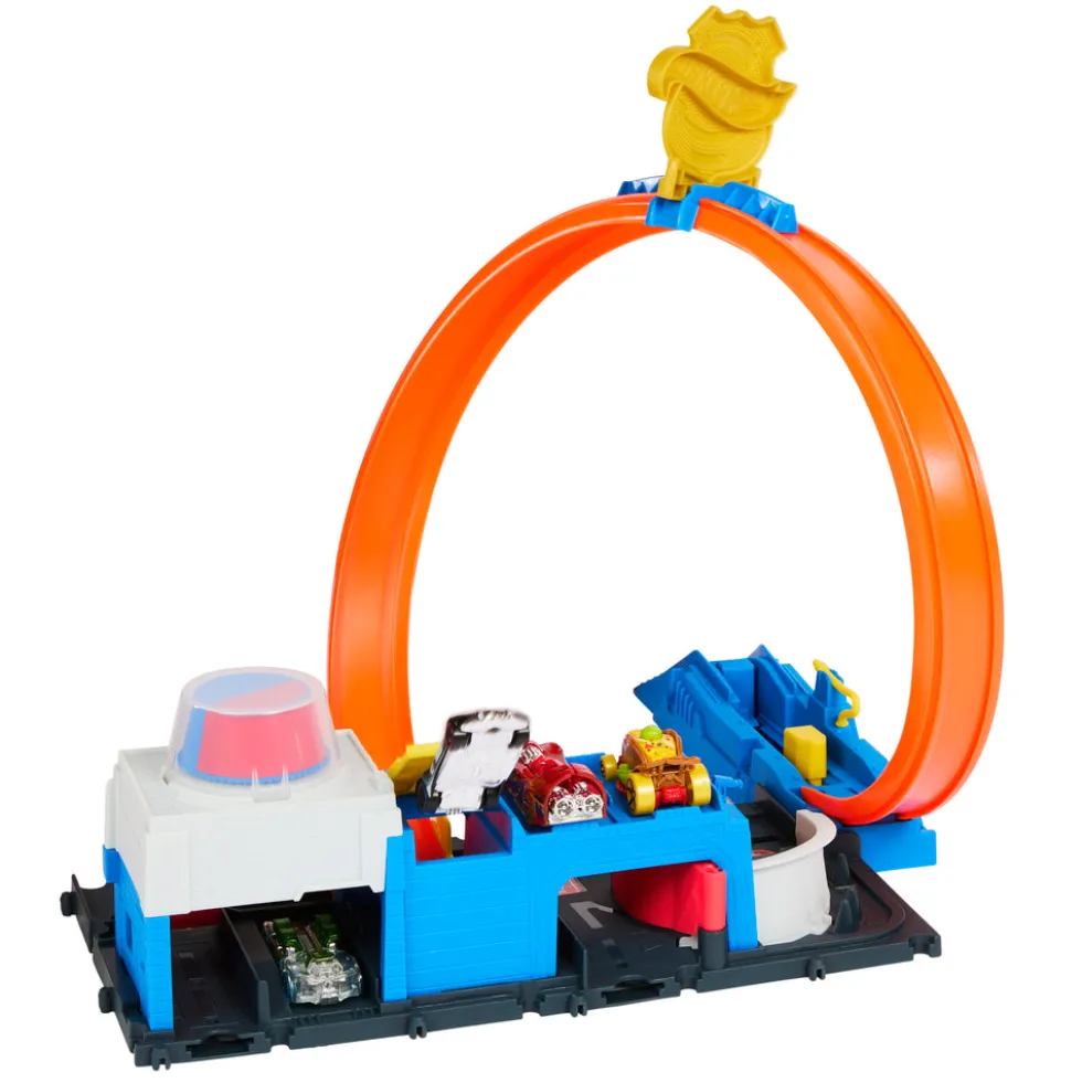 Hot Wheels City Super Politistation