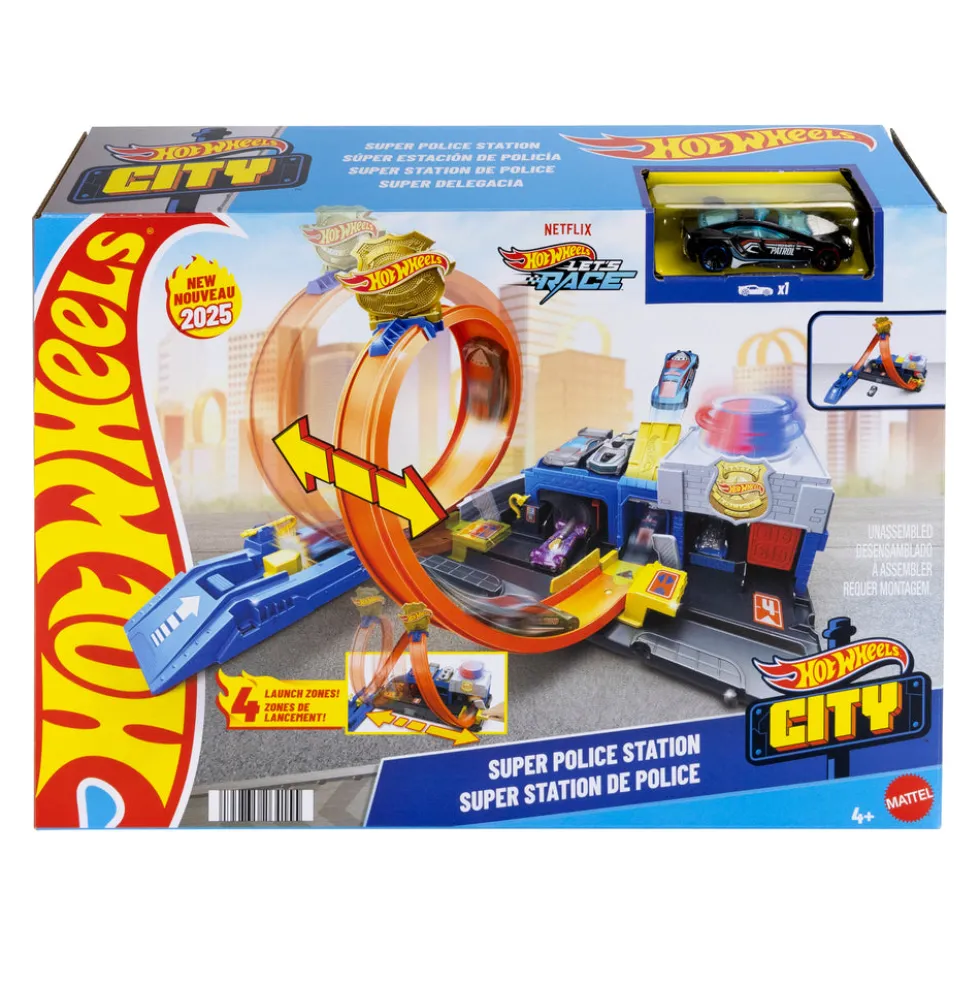 Hot Wheels City Super Politistation