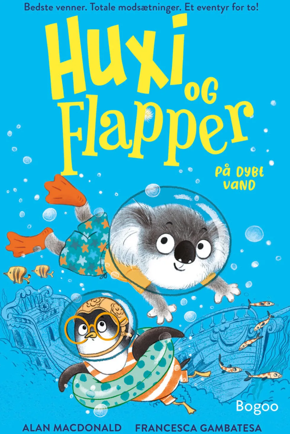 Huxi og Flapper på dybt vand
