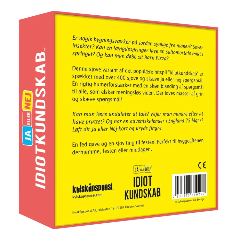 Idiotkundskab Ja eller Nej