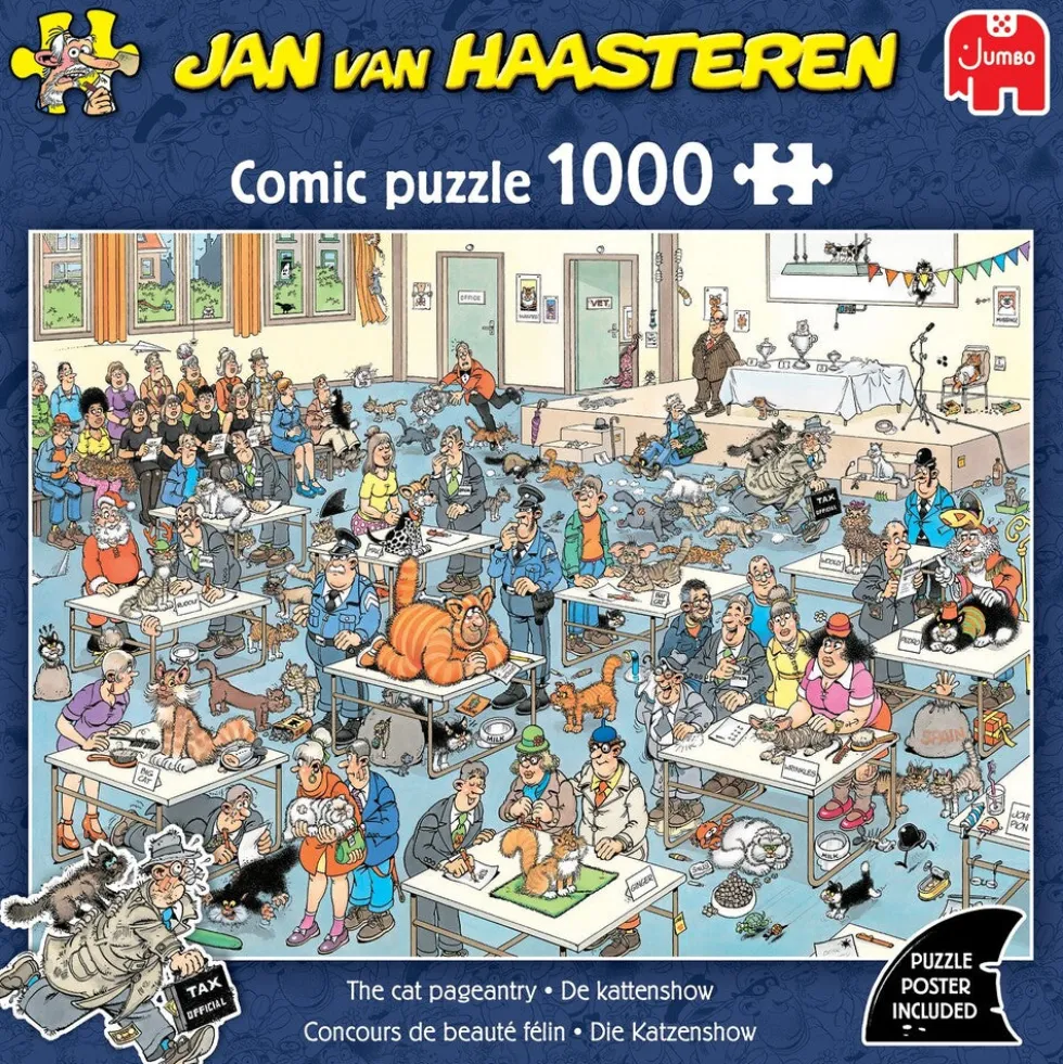 JANVANHAASTEREN The Cat Pageantry 1000 brikker