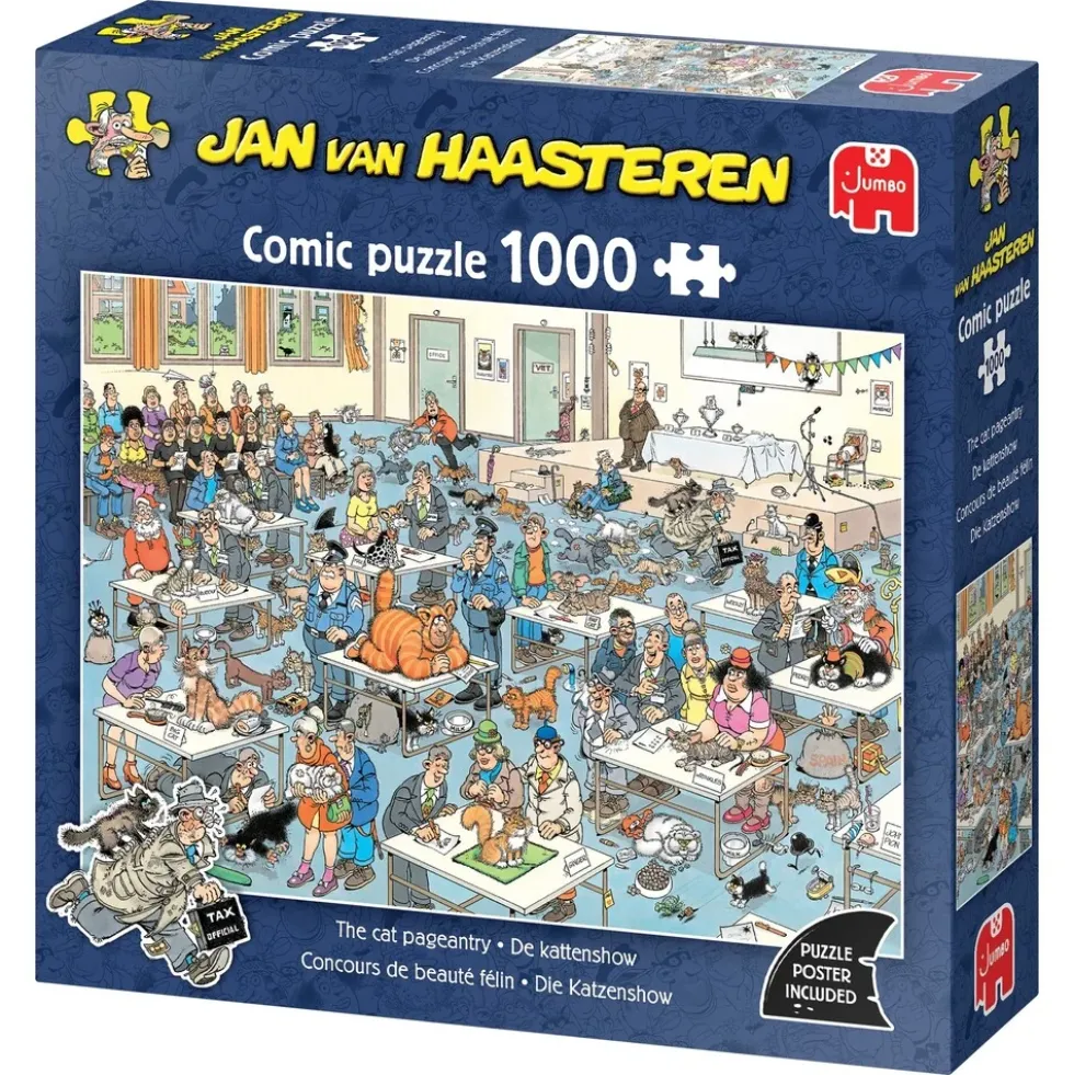 JANVANHAASTEREN The Cat Pageantry 1000 brikker