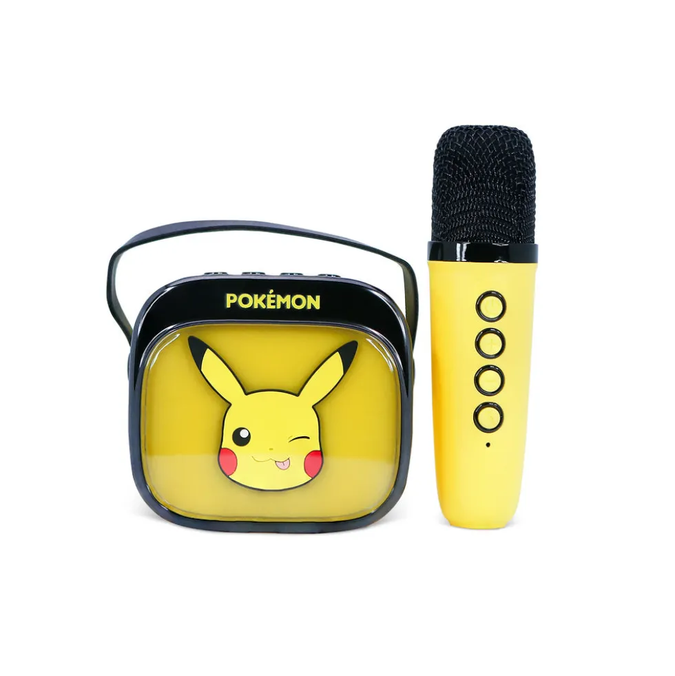 Karaokehøjttaler med mikrofon Pikachu