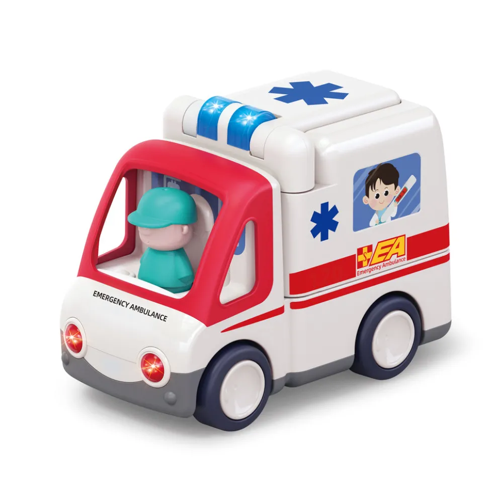 Kinder and Kids Ambulance med lys, musik og bevægelse