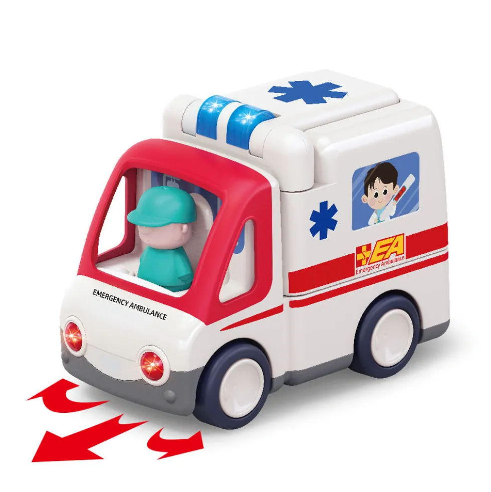 Kinder and Kids Ambulance med lys, musik og bevægelse