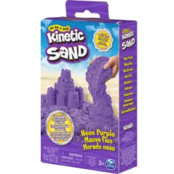 Kinetic Sand Neonboks med Primærfarver