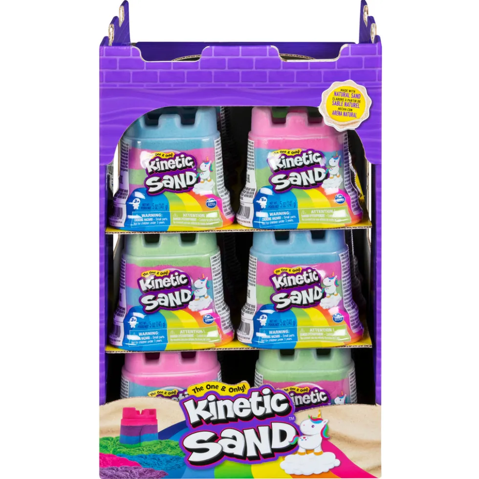 Kinetic Sand Rainbow Unicorn Castle ass