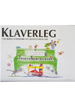 Klaverleg for børn, forældre og bedsteforældre (grøn)