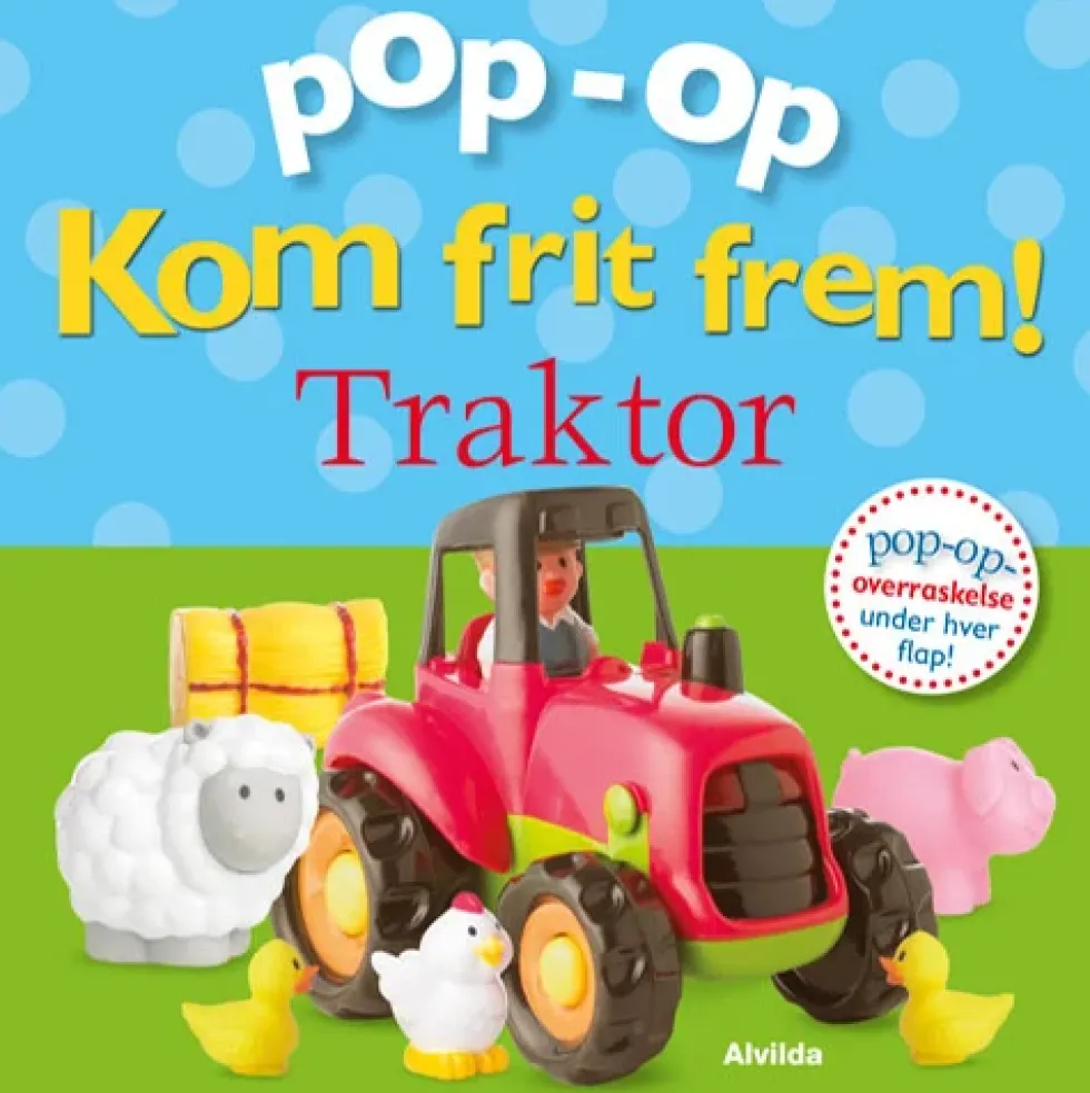Kom frit frem - Traktor (pop op-overraskelse under hver flap)
