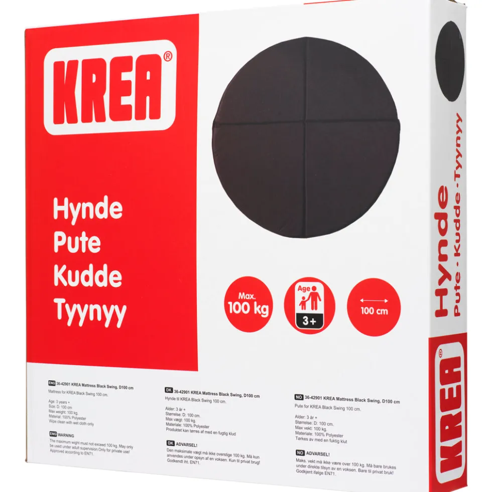KREA Madras Sort Gynge D100 CM