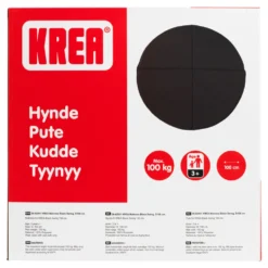KREA Madras Sort Gynge D100 CM