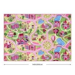 Legetæppe - Pink Tivoli - 140 x 200 cm