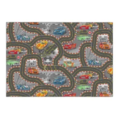 Legetæppe - Racer bane - 140 x 200 cm