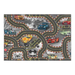 Legetæppe - Racer bane - 95 x 133 cm