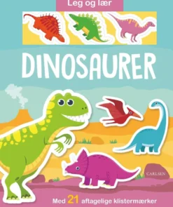 Leg og lær: Dinosaurer - med aftagelige klistermærker