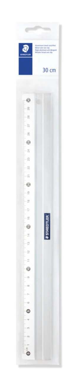 Lineal aluminium Staedtler 30 cm