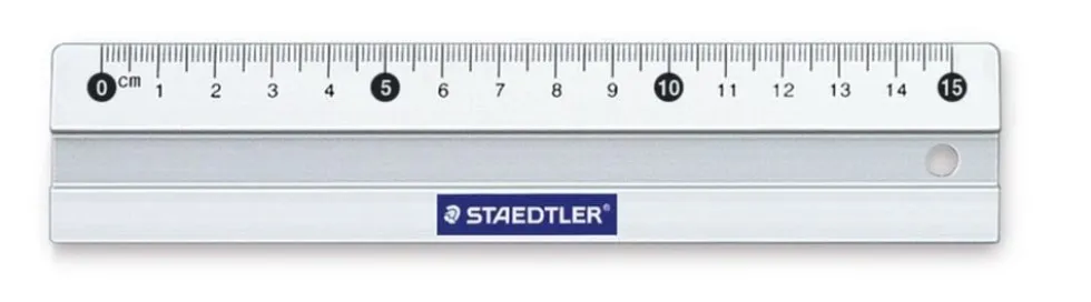 Lineal aluminium Staedtler 15 cm