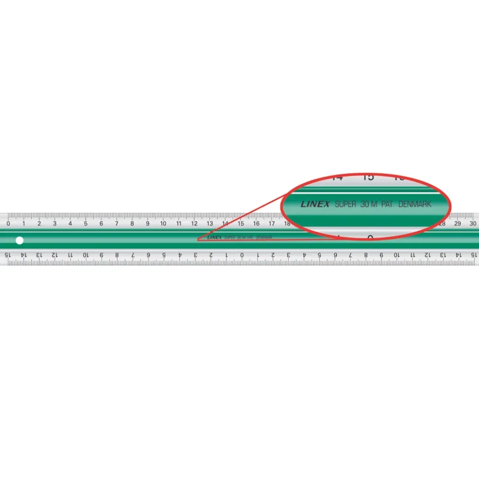 Lineal Linex super 30cm s30