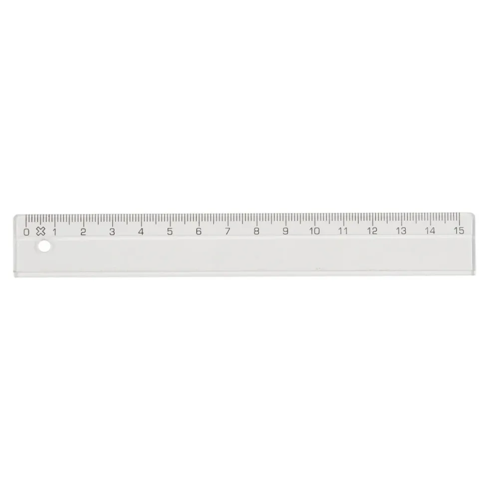 Lineal unbreakable 15cm