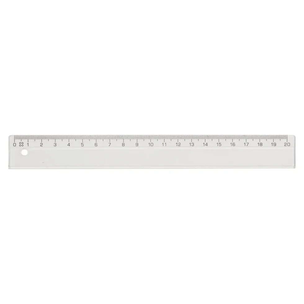 Lineal unbreakable 20cm