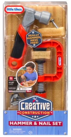 Little Tikes Creative Construction hammer- og sømsæt