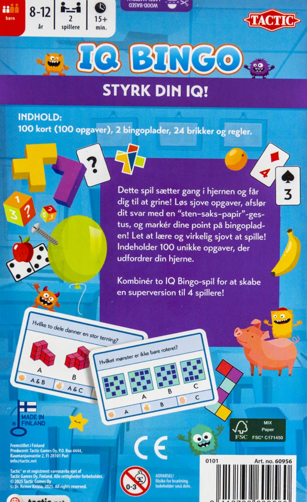 Lær Om Hjernebingo IQ Bingo