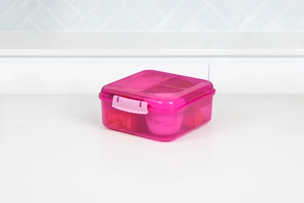 Madkasse Sistema Bento Cube Lunch pink 1,25L