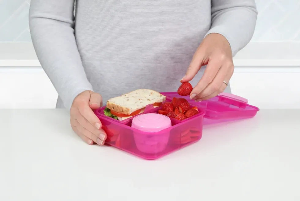Madkasse Sistema Bento Cube Lunch pink 1,25L