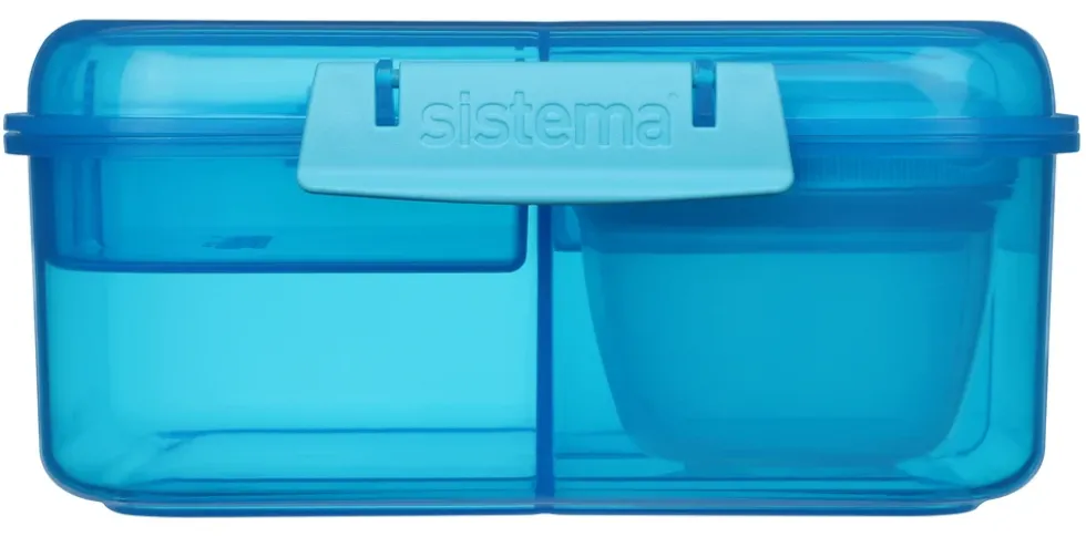 Madkasse Sistema Bento Cube Lunch blå 1,25L
