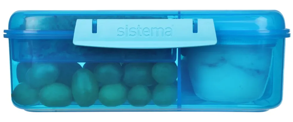 Madkasse Sistema Bento Lunch blå 1,65L