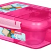 Madkasse Sistema Bento Lunch pink 1,65L