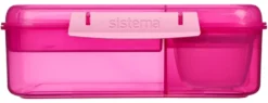 Madkasse Sistema Bento Lunch pink 1,65L