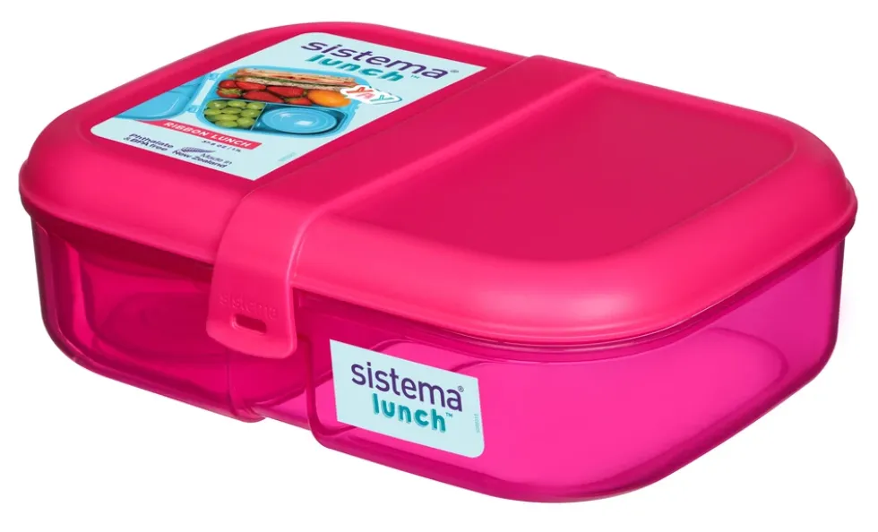 Madkasse Sistema Ribbon Lunch pink 1,1L