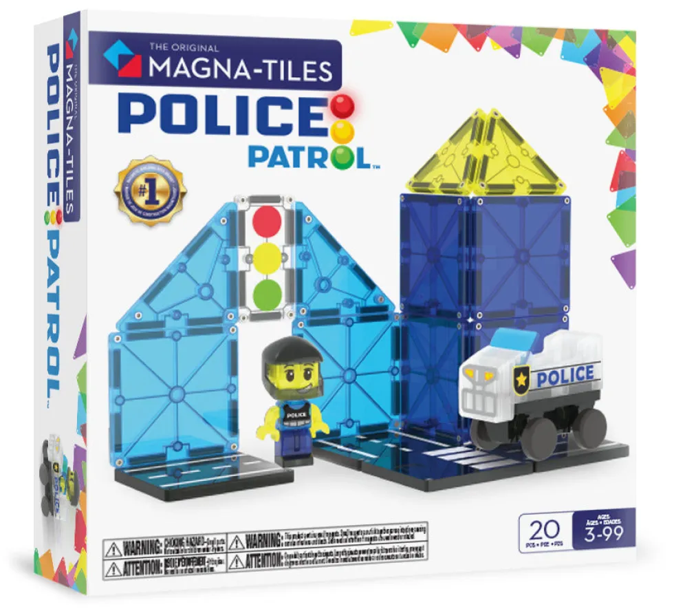 MAGNA-TILES Politipatrulje 20 dele