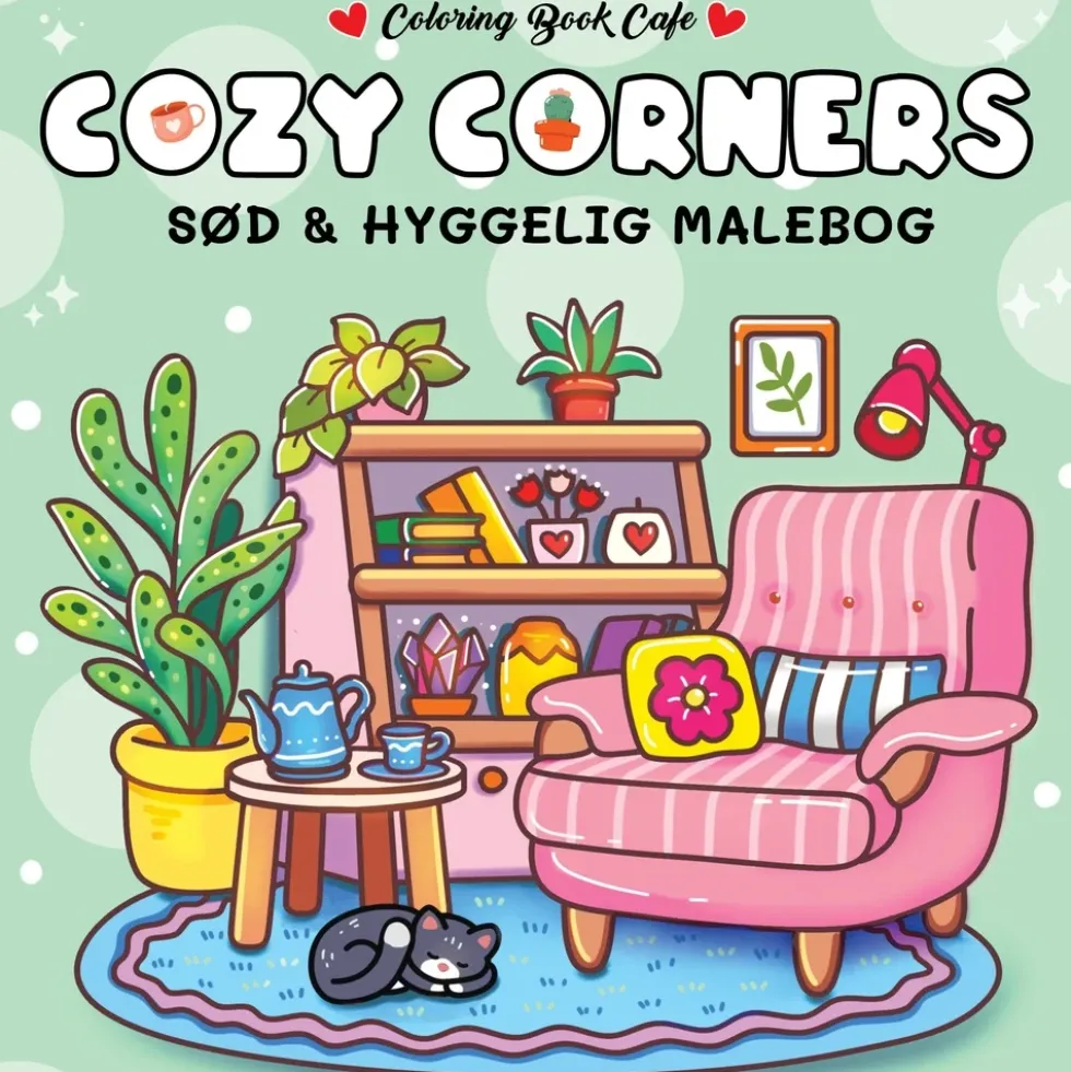 Malebog: Cozy Corners - Cozy Coloring