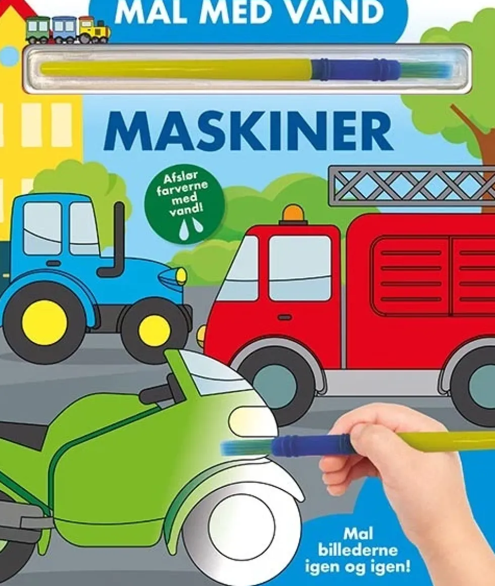 Mal med vand - Maskiner