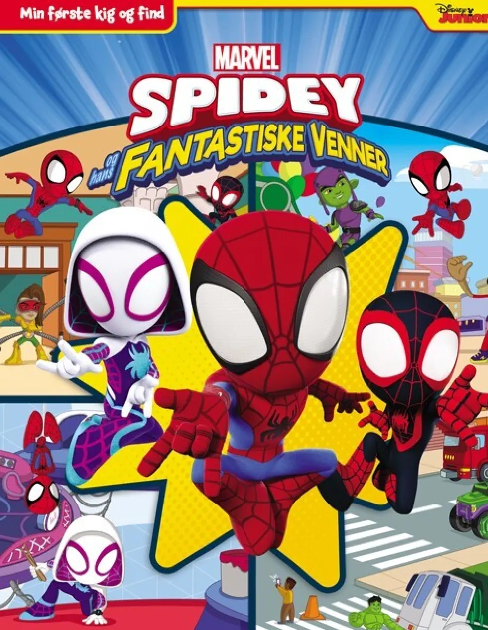 Marvel - Spidey og hans fantastiske venner - Min Første Kig og Find