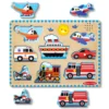Melissa & Doug Puslespil med lyd, køretøjer