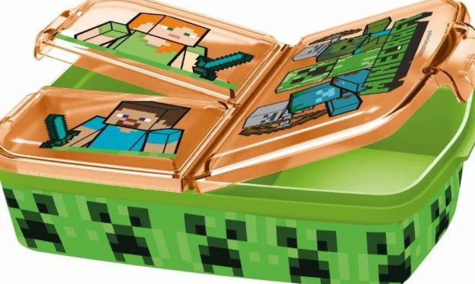 Minecraft multirums madkasse 18 x 13 cm