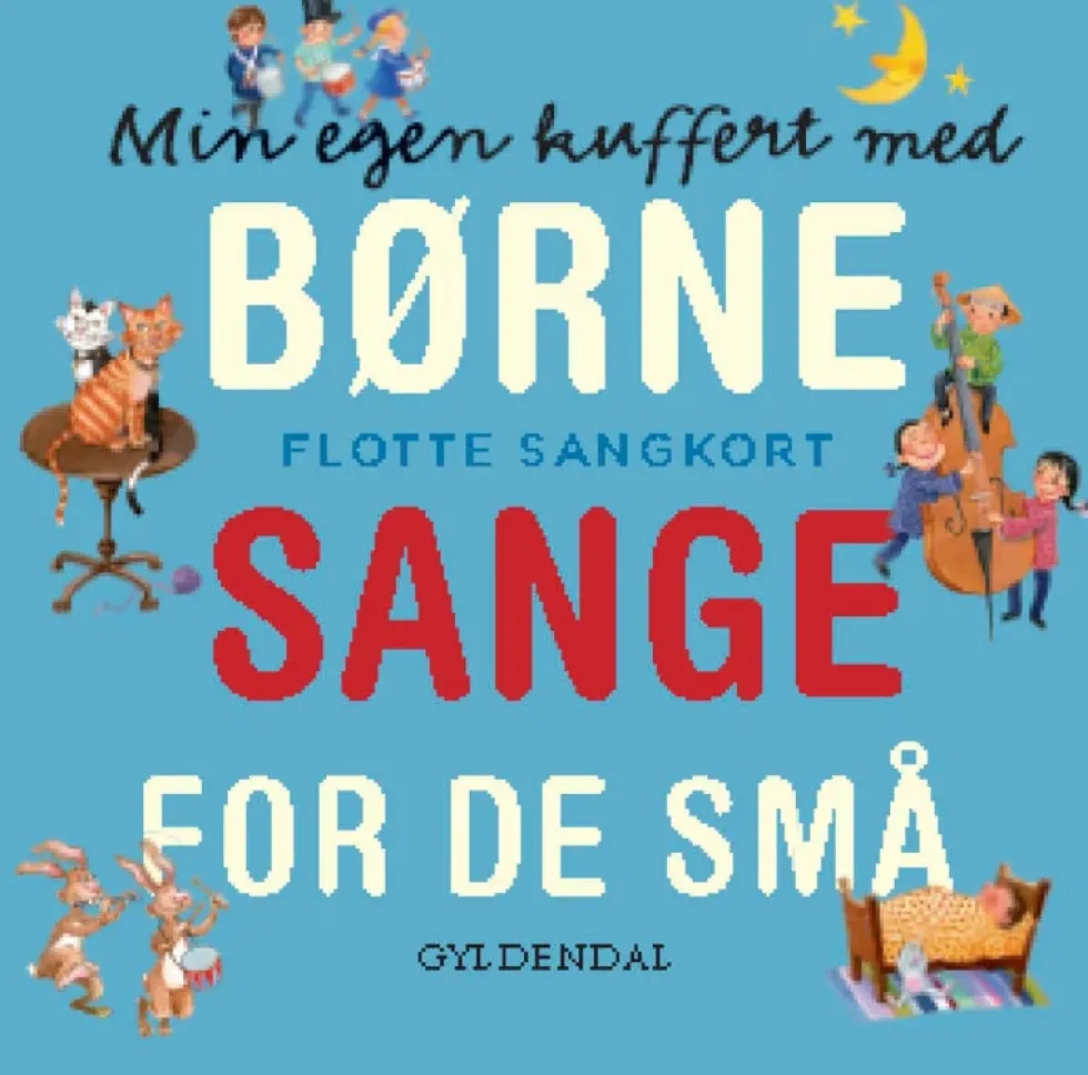 Min egen kuffert med børnesange for de små. Flotte sangkort