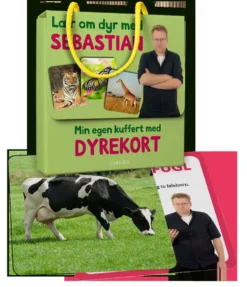 Min egen kuffert med dyrekort - Lær om dyr med Sebastian Klein