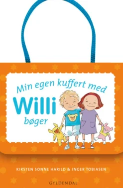 Min egen kuffert med Willi bøger